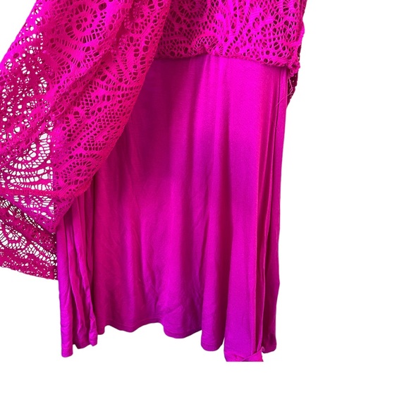 A-Line Dress Bright Fuchsia Pink Summer Tank Dress - Apt 9 - A Line Style - Picture 9 of 9